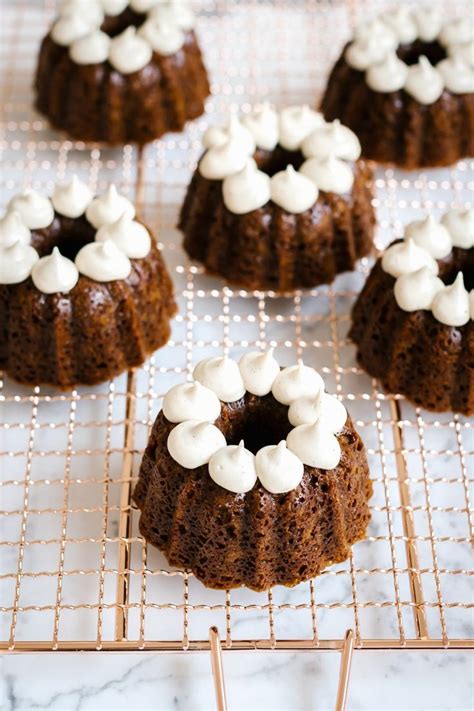 No, you do not have to use the yogurt adds moisture and keeps this decadent min chocolate bundt cake moist, and the ganache takes it over the top!! Gingerbread Bundt Cakes & Vanilla Cashew "Buttercream" by (With images) | Mini bundt cakes ...