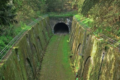 Abandoned Railroad Tunnel In Park Montsouris Paris 3776x2520 R