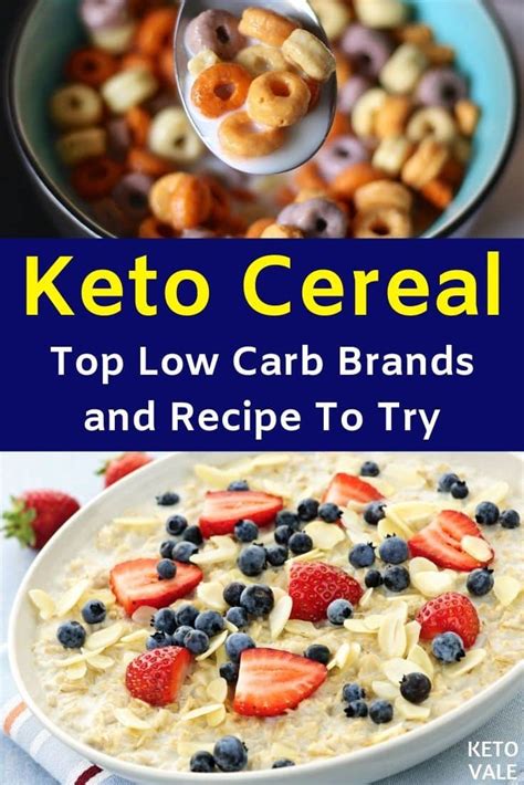 Keto Cereal Top Low Carb Brands And Recipe To Try