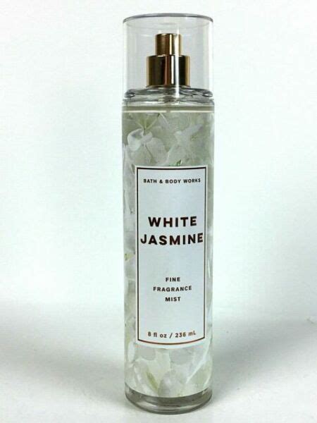 3 Bath And Body Works White Jasmine Fine Fragrance Mist 8oz Each For Sale
