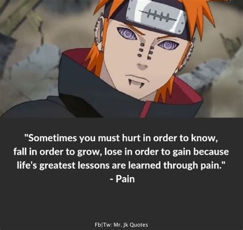Best 20 Naruto Shippuden Pain Quotes Mr Jk Quotes