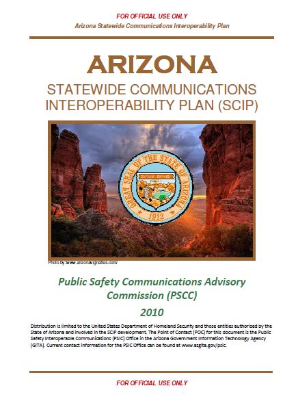 Arizona Statewide Communications Interoperability Plan Public