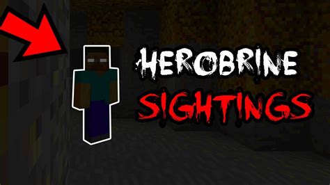 Top Herobrine Sightings Scary Ps3xbox360ps4xboxonewiiu Youtube