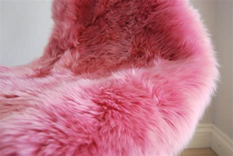 Buy A Bright Pink Sheepskin Rug Online At Nordic Sheepskin
