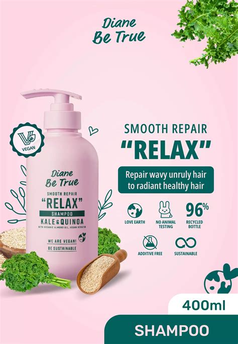 Jual Moist Diane Diane Be True Smooth Repair Relax Shampoo 400ml