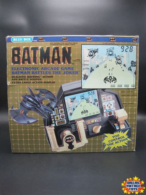 1989 Blue Box Batman Electronic Arcade Game 1a