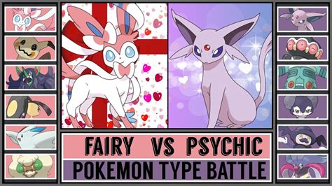 Fairy Vs Psychic Pokémon Type Battle Youtube