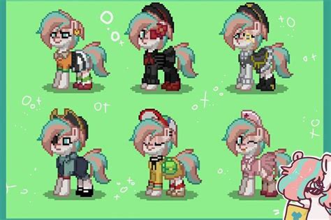 Cutie Marks And Clothes 』 Pony Town Amino In 2021 Pony Town Pony