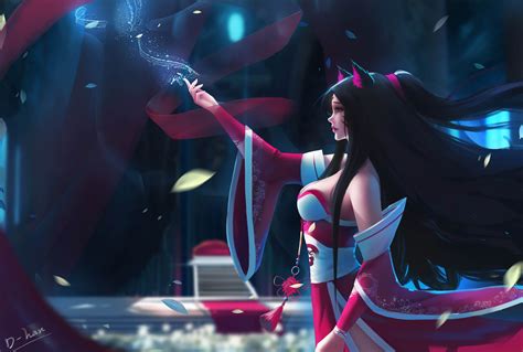 Ahri League Of Legends Fan Art 4k Hd Games 4k Wallpapers Images Images And Photos Finder