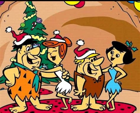 Fred And Wilma Flintstone Barney And Betty Rubble Xmas