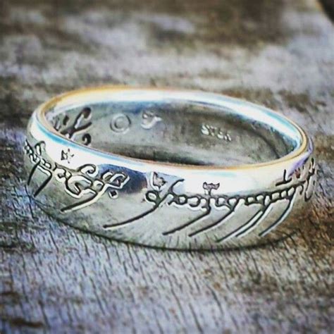 The Always Evocative One Ring™ Of Power In Unique Sterling Silver On