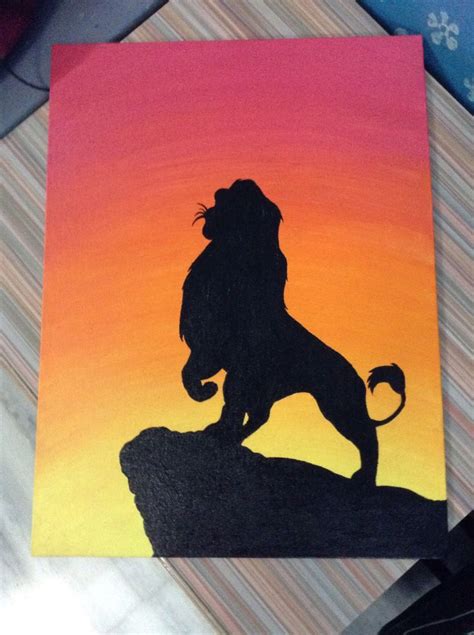 Lion King Simba Painting