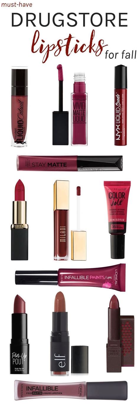 Best Drugstore Lipsticks You Ll Want To Wear This Fall Drugstore