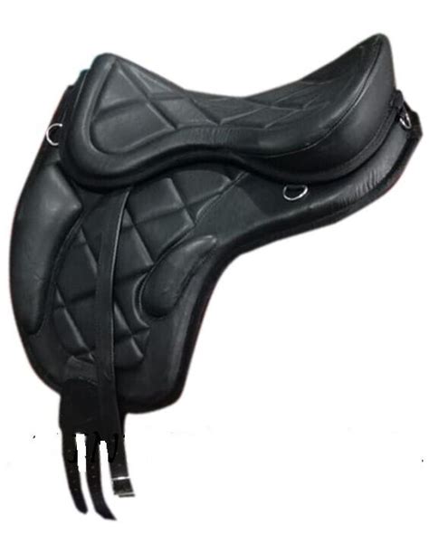 New Treeless Free Max Leather Cow Softy English Saddle 13 To18 Ebay