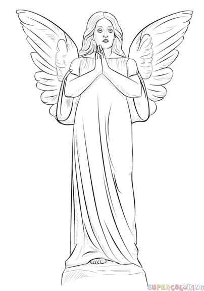 The professor chose this picture as the most manly one we could find (with the exception of the girly hair~ his words). How to draw an angel girl | Step by step Drawing tutorials | Angel drawing easy, Angel sketch ...