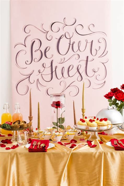 This Beauty And The Beast Inspired Dinner Party Will Enchant The Entire