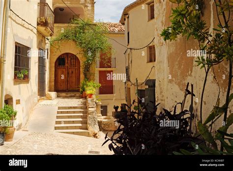 Pintoresque Village Of Bocairent Valencia Stock Photo Alamy