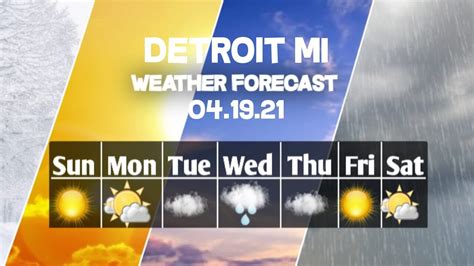 Weather Forecast Detroit Michigan Detroit Weather Forecast 04192021