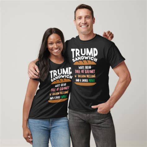 Trump Sandwich T Shirt Zazzle