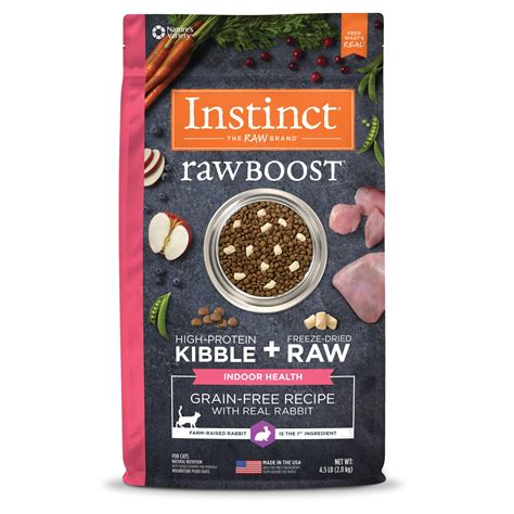 Freeze dried cat food (2). Instinct Raw Boost Indoor Grain-Free Recipe with Real ...