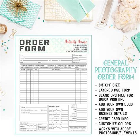instant   general photography order form  great