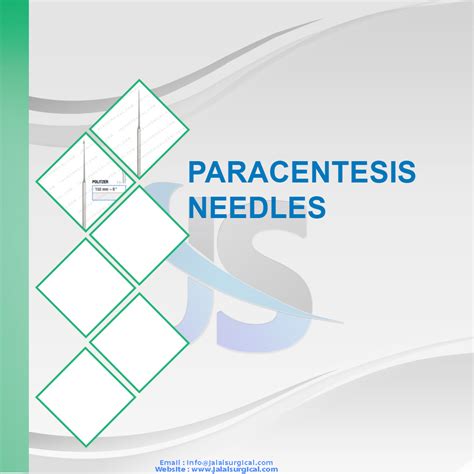 Paracentesis Needles Jalal Surgical