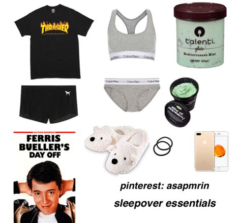 my sleepover essentials pinterest asapmrin sleepover essentials sleepover basic girl