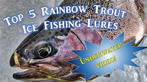 Top 5 Ice Fishing Lures For Rainbow Trout Underwater