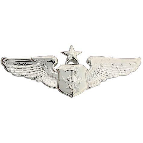 Air Force Senior Enlisted Aircrew Badge Mirror Finish Regular Size