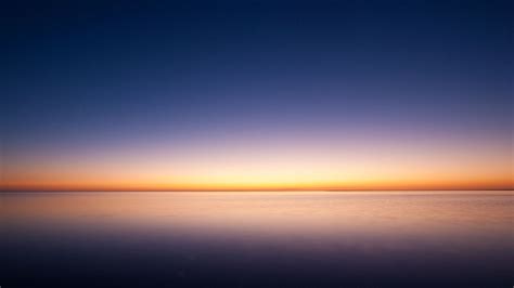 2560x1440 Sunrise Ocean Minimalism Simple Background 1440p Resolution