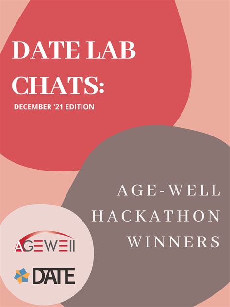 date lab chats age well hackathon — date lab