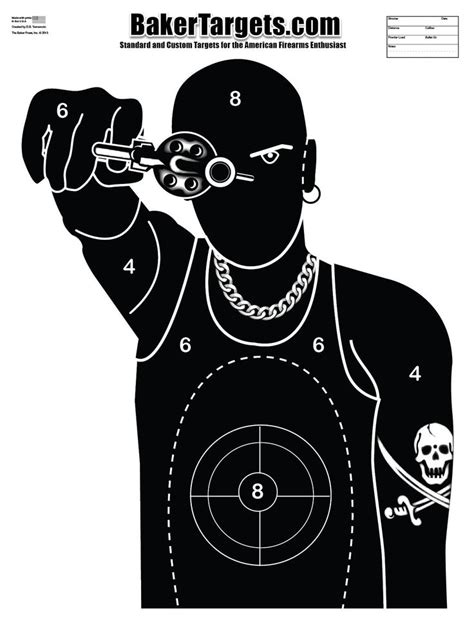 Printable Shooting Targets Pdf Shooting Range Targets For Home Away