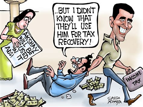 World Of An Indian Cartoonist Income Tax Dept Will Use Akshay Kumar
