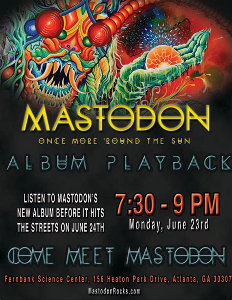Mastodon Takes Over Atlanta Planetarium For Cd Release Party