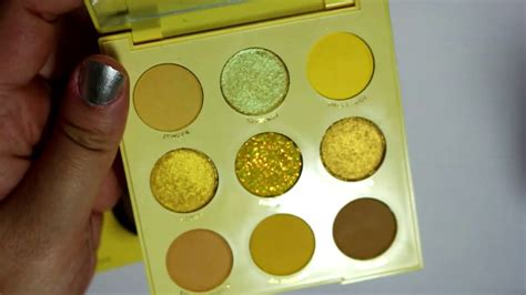 colourpop uh huh honey palette swatches youtube
