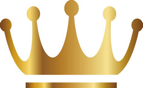 Gold Vector Hand Painted Gold Crown Png Download 23531452 Free