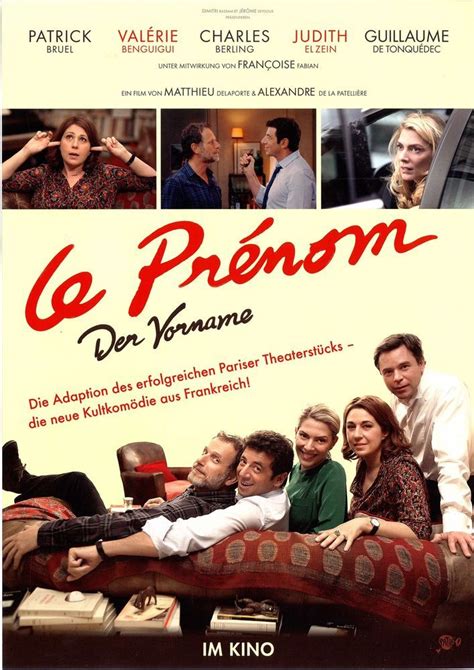 Bande annonce de le prénom, un film de alexandre de la patellière et matthieu delaporte, avec : LE PRÉNOM - PATRICK BRUEL - VALÉRIE BENGUIGUI - 2012 ...