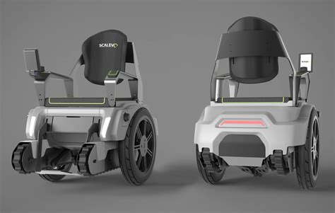 Stair climbing wheelchairs were created to help disabled people overcome one of the most common architectural barrier, stairs. The Scalevo Wheelchair Can Climb Stairs - Technabob