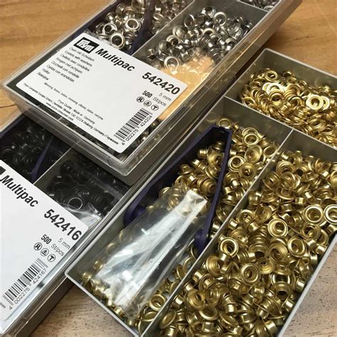 Eyelets With Washers And Punch 5mm Bu