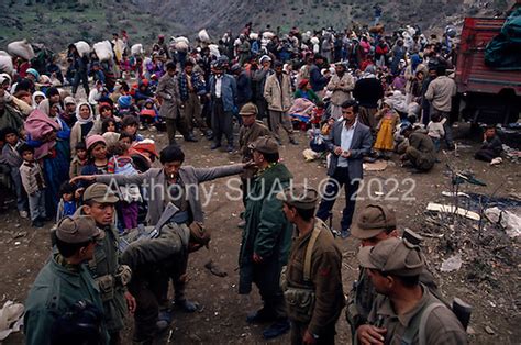 Kurdish Refugees 1991 Archive Anthony Suau