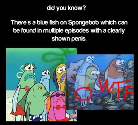 Did You Knowthere S A Blue Fish On Spongebob Which Can Be Found In