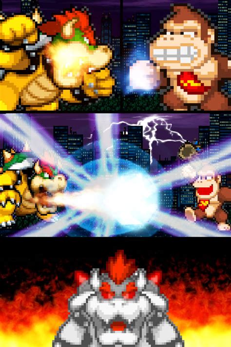 Bowser Vs Donkey Kong By Chaoticprince7 On Deviantart