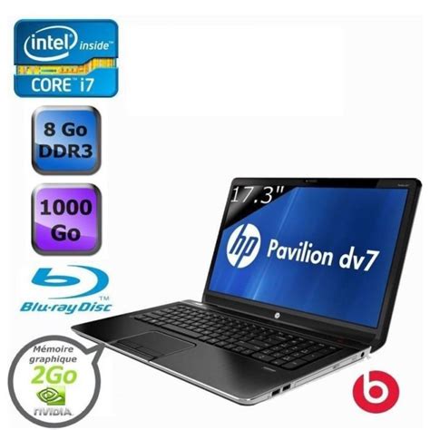 Hp Pavilion Dv7 7090sf Entertainment Notebook Pc Achat Vente