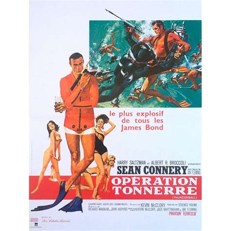 Thunderball French Movie Poster