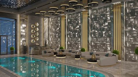 Modern Villa Design In Uae By Luxury Antonovich Design Indoor Swimming