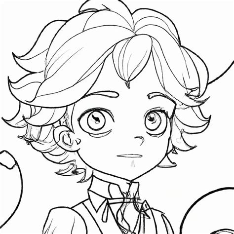 10 Desenhos De Isabella De The Promised Neverland Para Colorir