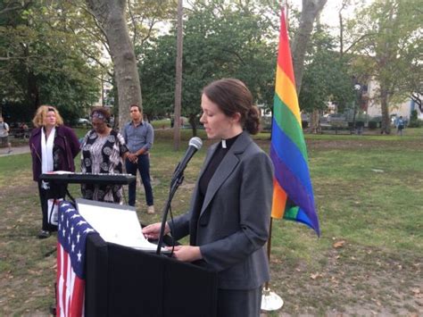 Supporters Rally In Hoboken For Gay Priest Suspended By Archbishop Hear Our Voices