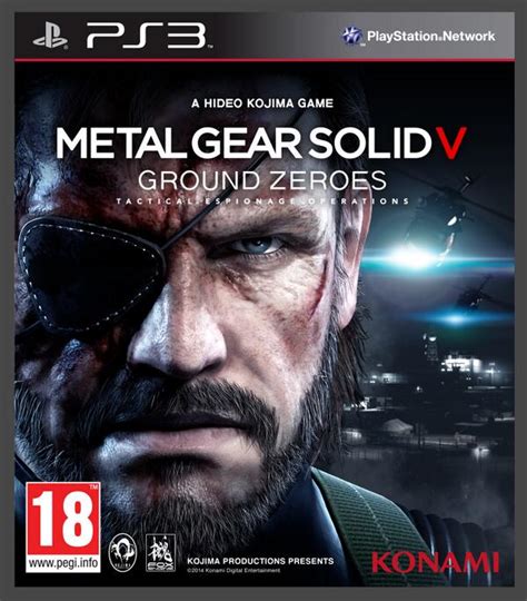 Metal Gear Solid Ground Zeroes Box Art Revealed IGN