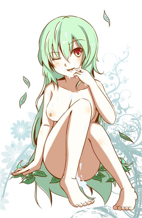 Rule 34 Breasts Cum Green Hair Highres Kazami Yuuka