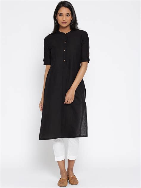 Clip leads nimander golit and the others toward black coral, where his confrontation with the son of darkness awaits. Aurelia plain black casual wear cotton kurti - G3-WKU3122 ...